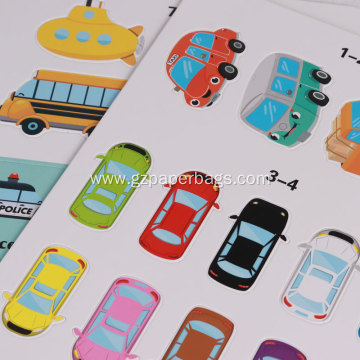 Custom Vehicles Montessori Velcro Quiet Book